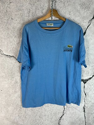 Vintage 80s LACOSTE La Chemise T-Shirt SIZE L | eBay