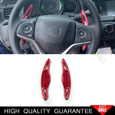 For Honda HR-V Vezel 2016-2022 Red Aluminum Auto Steering Wheel Shift Paddles 2*