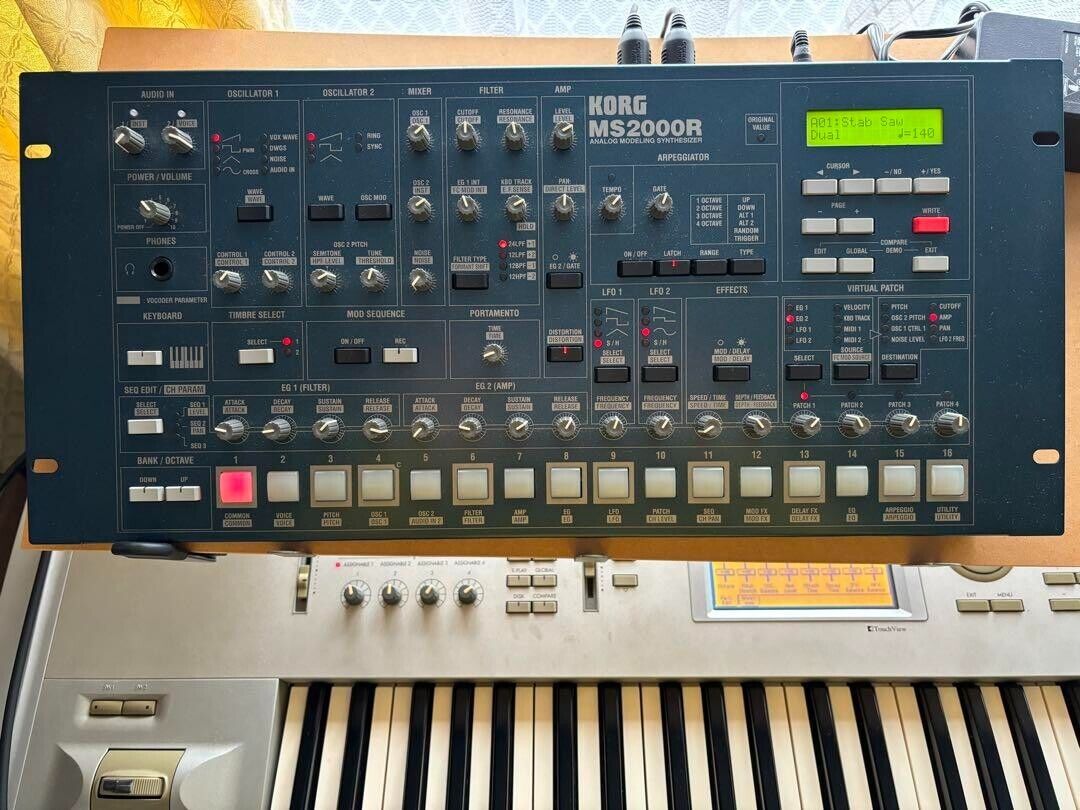 Korg MS2000R Analog Modeling Synthesizer Rackmount Module Korg MS2000R Analog Modeling Synthesizer Rackmount Module