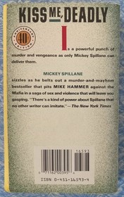 1952 40th ANNIVERSARY EDITION Mickey Spillane KISS ME DEADLY Signet AE 6593