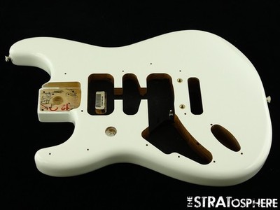 LEFTY Fender Player II Stratocaster Strat BODY Guitar Parts Alder Polar White