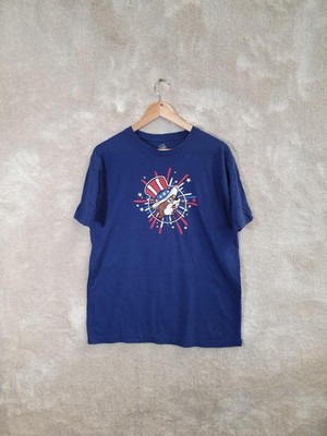 BUC-EES Graphic T-Shirt Herren mittelblau Print Logo PA2562