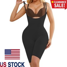 US STOCK Women's Shapewear Bodysuit Tummy Control Full Body Shaper Butt Lifter