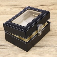 Vitrina Caja Organizador de Relojes para Mujer Joyería Relojes de Viaje