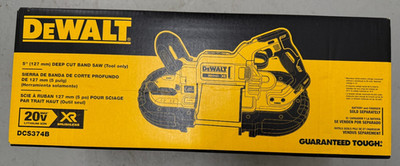 DeWALT DCS374B 20V MAX XR Cordless Brushless Deep Cut Band Saw