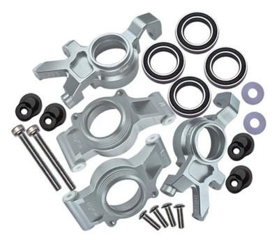 GPM For Traxxas OVERSIZE KNUCKLE ARMS For 1/5 X MAXX 4X4 6S/8S #TXM2122L -SILVER