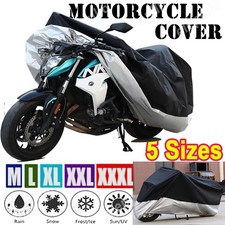 Motorradplane Motorrad Abdeckung Abdeckplane Wasserdicht Faltgarage Schutzhülle