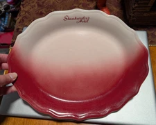 Vtg Restaurant Ware "Shankweiler's Hotel" Syraquse China HEAVY Oval Dinner Plate