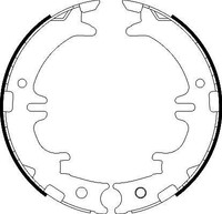 Hella Bremsbackensatz, Feststellbremse Hinterachse U.A. FüR Lexus, Toyota