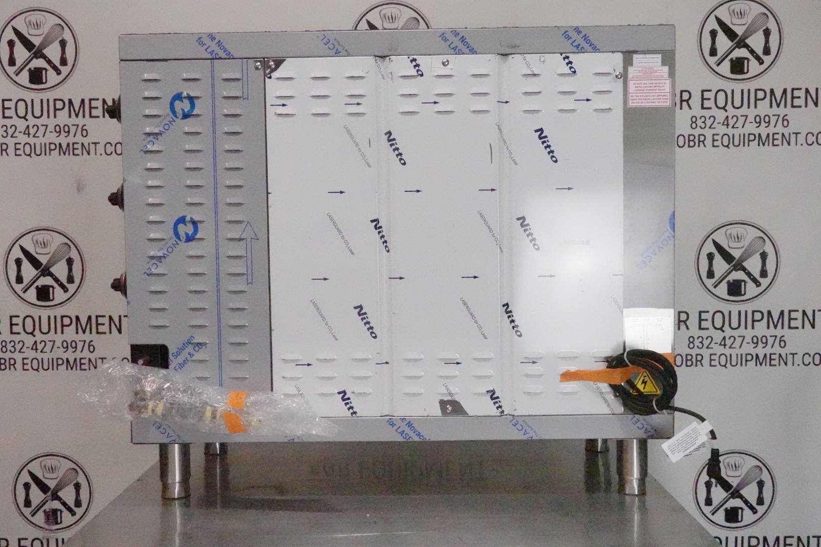 NEW EMPERO 3 ROLLER VERTICAL NATURAL GAS ROTISSERIE MODEL EMP.3EG-USA (CAPACITY