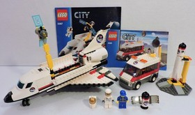 LEGO CITY: Satellite Launch Pad (3366) + Space Shuttle (3367) Complete w/Manuals