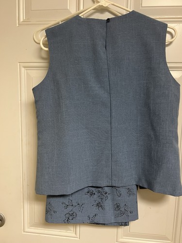 Gonna/top Southern Lady Petite blu - Foto 2 di 8
