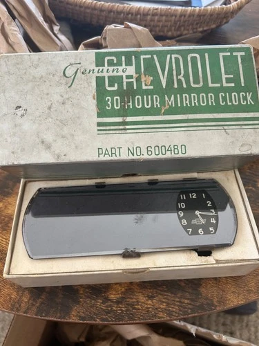 1934 Chevrolet 30 hour clock mirror