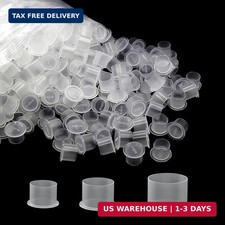 300pcs Tattoo Ink Caps with Base - Tattoo Ink Cups Pigment Caps for Tatto