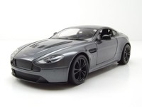 Aston Martin Vantage Grau Metallic Modellauto 1:24 Welly