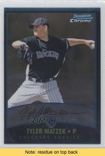 2011 Bowman Chrome Throwbacks Tyler Matzek #BCT9 READ 0n9