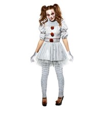 Rubie's Women's IT Pennywise Costume Deluxe Halloween Fancy Dress XL(16-18W)