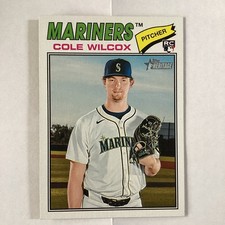 2026 Topps Heritage - Cole Wilcox Seattle Mariners #155 (RC)