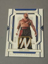 Solo Sikoa Relic Patch Shirt Logo /99 WWE 2024 National Treasures WWF Bloodline