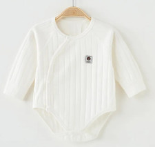 Unisex Casual Cute Solid Color Long Sleeve Romper sz  18 months