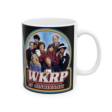 WKRP in Cincinnati Ceramic Mug 11oz, Classic TV Fan Cup, Retro Coffee Mug,
