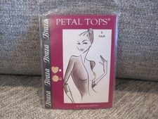 Petal Tops Braza nipple covers flower 5 pair new in package