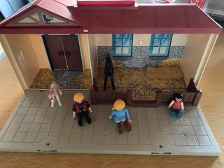 Tragbarer Playmobil Bauernhof