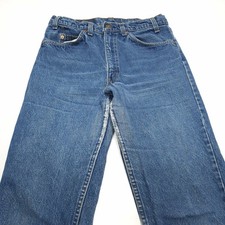 Levis Orange Tab 505 Jeans 32x30 Actual 29 x 28 Made In USA Mom Jeans High Rise