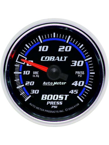 Auto Meter 3803 GS 2-1/16" 30 In. Hg/30 PSI Mechanical Vacuum/Boost Gauge - View #5