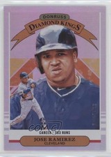 2019 Panini Donruss Diamond Kings Career Stat Line 128/383 Jose Ramirez #6 0st9
