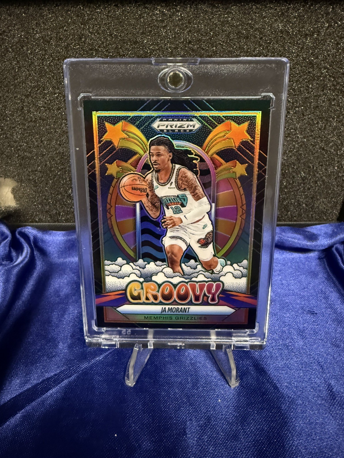 Ja Morant 2024 Prizm Black #5 Groovy /(SSP) Price Guide - Sports