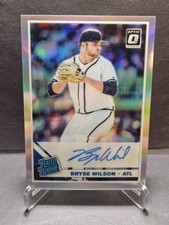 2019 Donruss Optic Rated Rookie Signatures Bryse Wilson Holo Auto RRS-BW Braves