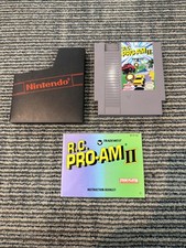 R.C. Pro-Am 2 II (Nintendo NES, 1992) Cartridge Game And Manual