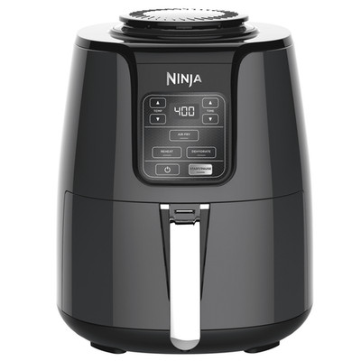 Ninja AF100WM 4 Qt Air Fryer Air Fry Reheat Dehydrate Black