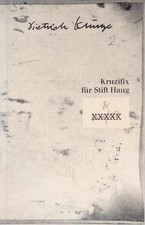 Kruzifix für Stift Haug. Klinge, Dietrich und Martin Schneider: