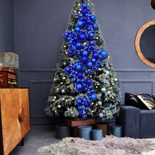 Christmas Ball Garland Ornaments Hanging Shatterproof Xmas Balls Decorations ...