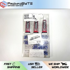 3pcs B-7000 Clear Jewelry Glue Blue Rhinestones Set for Crafts