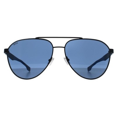 Hugo Boss BOSS 1485/S 0VK matte schwarz blau blaue Sonnenbrille