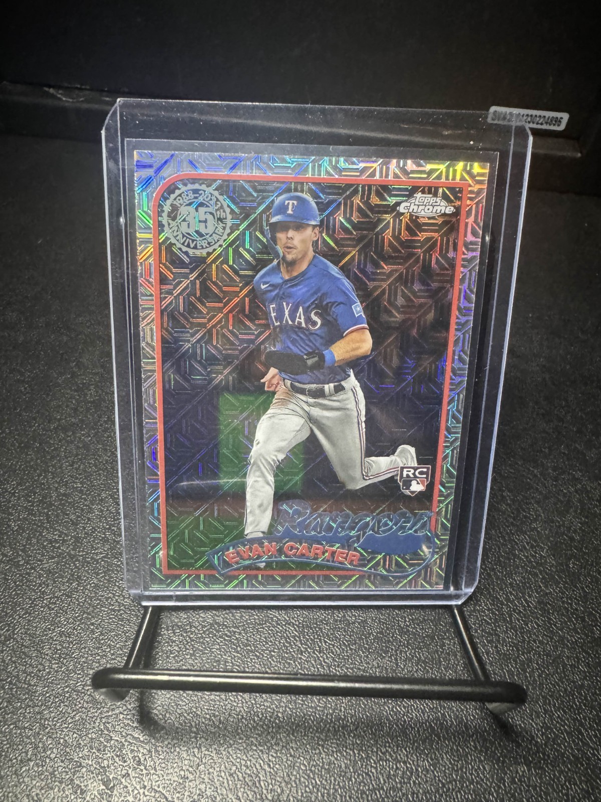 2024 Topps Series 1 - 1989 Topps Chrome Silver Pack Evan Carter #T89C-21 (RC)