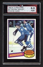1980-81 OPC #67 MICHEL GOULET ROOKIE CARD KSA 9.5 NEAR GEM MINT. rookie card picture