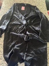 Pretty Little Thing Plus Size Black Dress Size 20 NWT