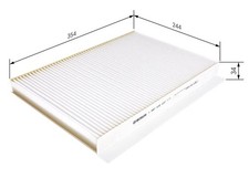 BOSCH Filter, Innenraumluft 1 987 432 037 für MERCEDES-BENZ