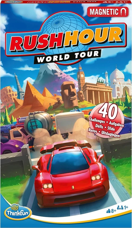 ThinkFun - Rush Hour World Tour, Juego de Lógica - Imagen 2 de 4