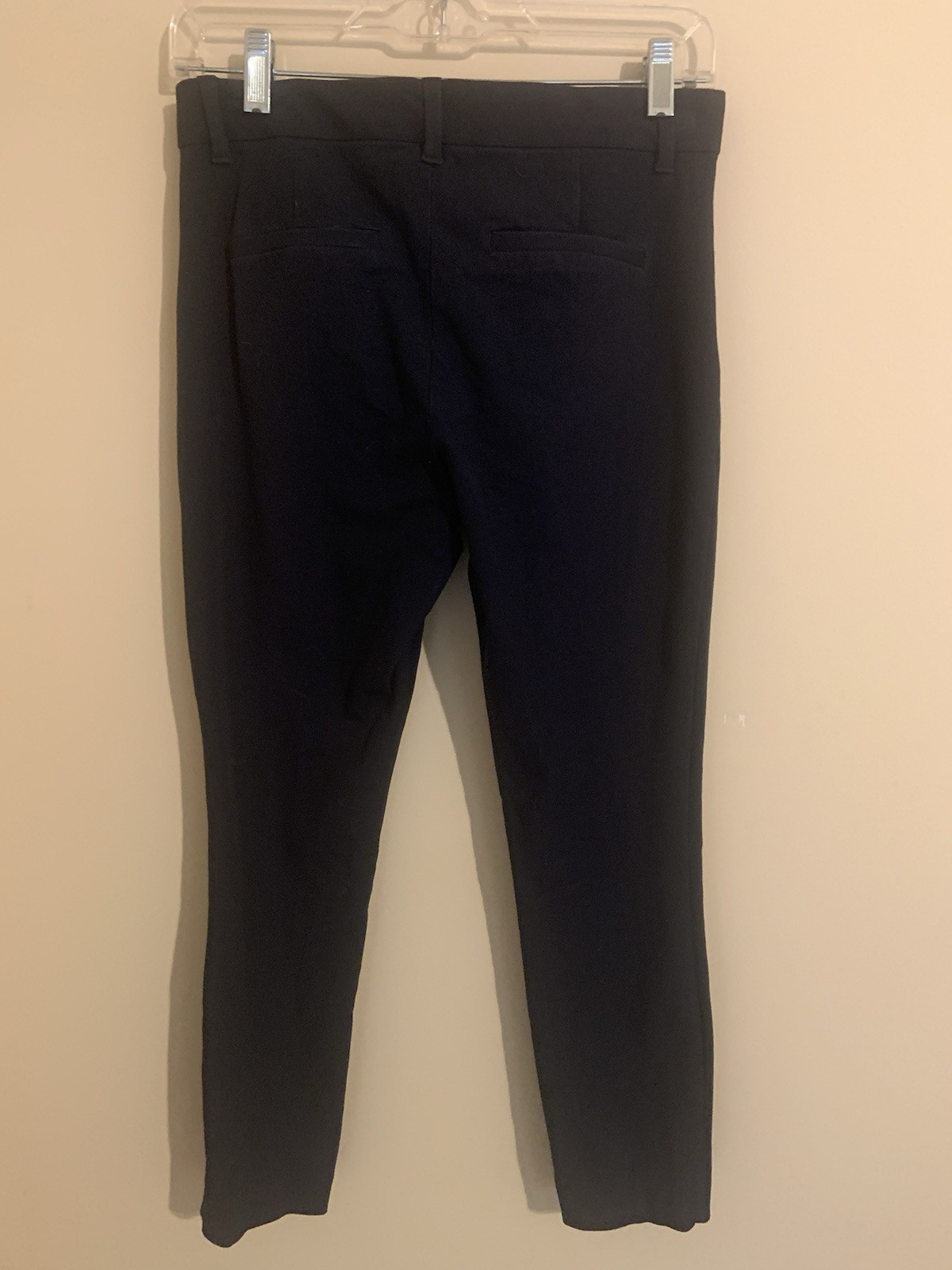 Gap Solid Navy Pixie Pants Womens Ankle Length Si… - image 3