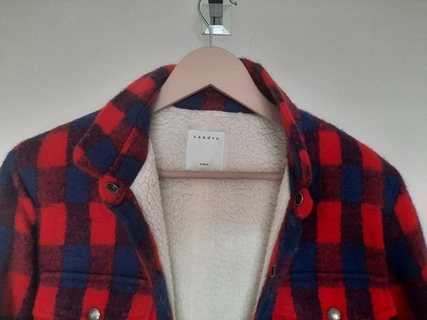 Men Sandro Paris Jacket Shirt Other Material 38