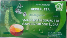 SMALL BITTER GOURD TEA 2g x 20 Sachets Herbal Tea Lowering Blood Sugar Yesheng