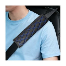 Car Seat Belt Cover, 2PCS Leather Breathable Comfortable Vehicle Seatbelt Pad...