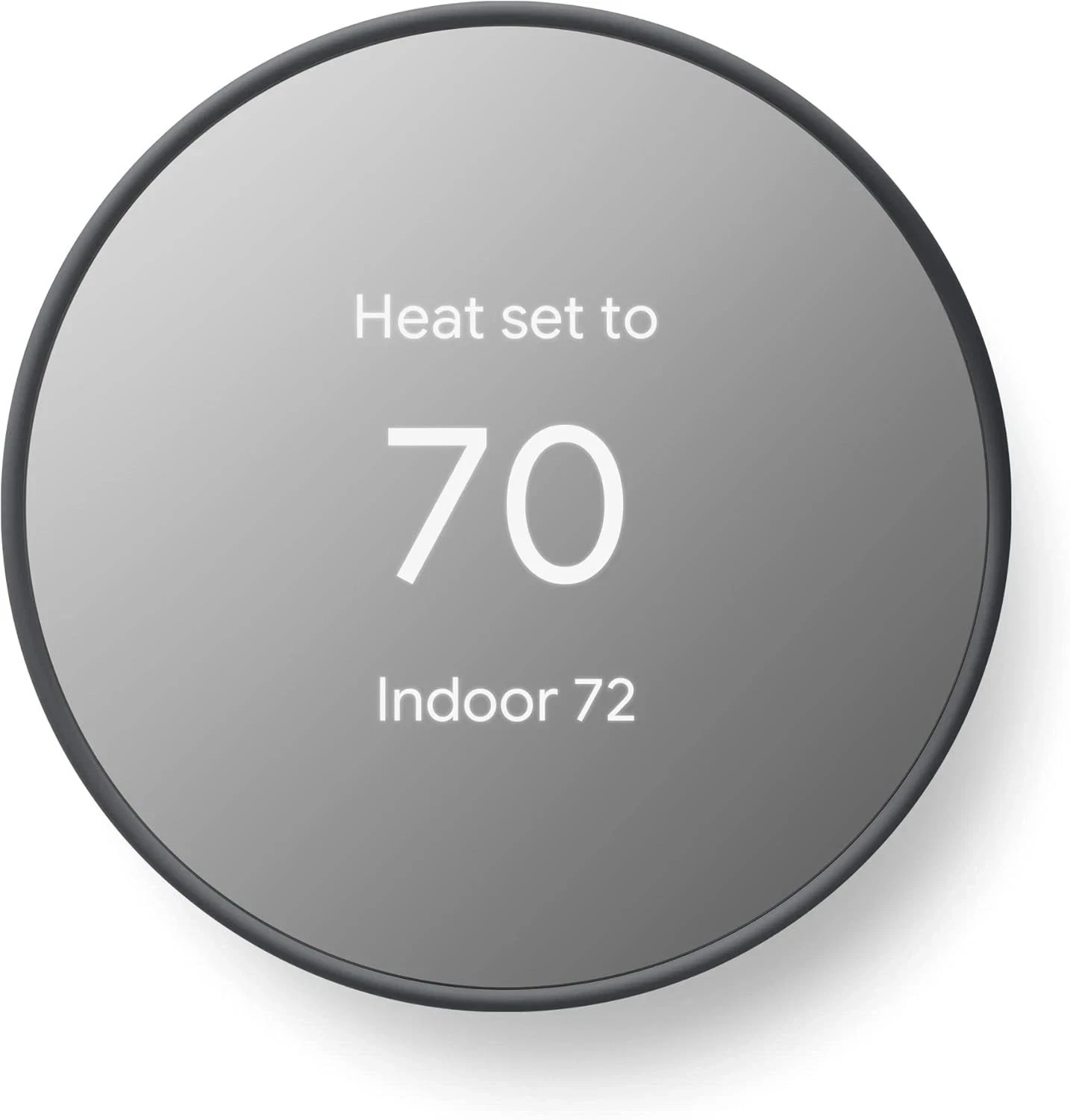 Google Nest G4CVZ Programmable Wi-Fi Thermostat - Charcoal - Open Box