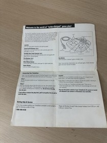 Official NEC TurboGrafx-16 TurboStick Turbo Stick Controller w/ Manual - Works!