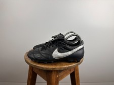 Nike Premier II FG Football Leather Soccer Boots Black Size US9.5 UK8.5 EUR43